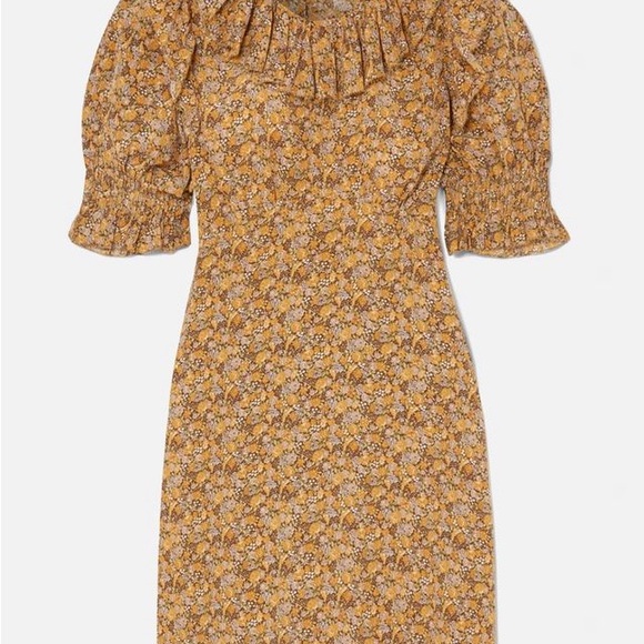 Doen Baudoin Silk Vintage Style Dress in Lady Emma Floral - Picture 2 of 7